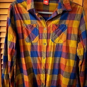Eastern Mountain Sports Multicolor Plaid Flannel
